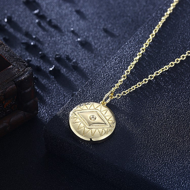 Evil Eye Necklace in 18K Gold Plated, Gold Collection, Necklace, Gold, Golden NYC Jewelry, Golden NYC Jewelry jewelryjewelry deals, swarovski crystal jewelry, groupon jewelry,, jewelry for mom,