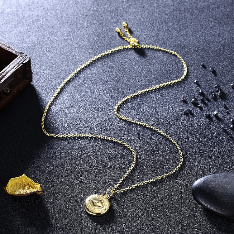 Evil Eye Necklace in 18K Gold Plated, Gold Collection, Necklace, Gold, Golden NYC Jewelry, Golden NYC Jewelry jewelryjewelry deals, swarovski crystal jewelry, groupon jewelry,, jewelry for mom,