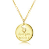 Love you More Coin Necklace in 18K Gold Plated, Gold Collection, Necklace, Gold, Golden NYC Jewelry, Golden NYC Jewelry fashion jewelry, cheap jewelry, jewelry for mom,