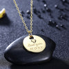 Love you More Coin Necklace in 18K Gold Plated, Gold Collection, Necklace, Gold, Golden NYC Jewelry, Golden NYC Jewelry fashion jewelry, cheap jewelry, jewelry for mom,