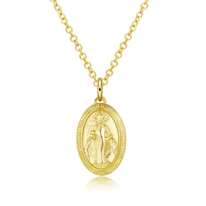 Religious 18"-24" Adjustable Necklace in 18K Gold Plated