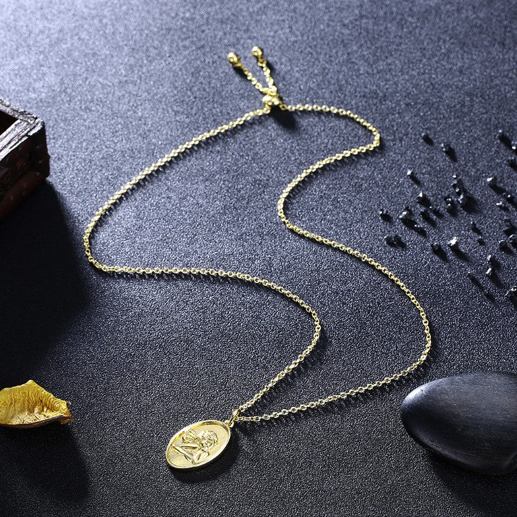 Baby Angel Necklace in 18K Gold Plated, Gold Collection, Necklace, Gold, Golden NYC Jewelry, Golden NYC Jewelry jewelryjewelry deals, swarovski crystal jewelry, groupon jewelry,, jewelry for mom,