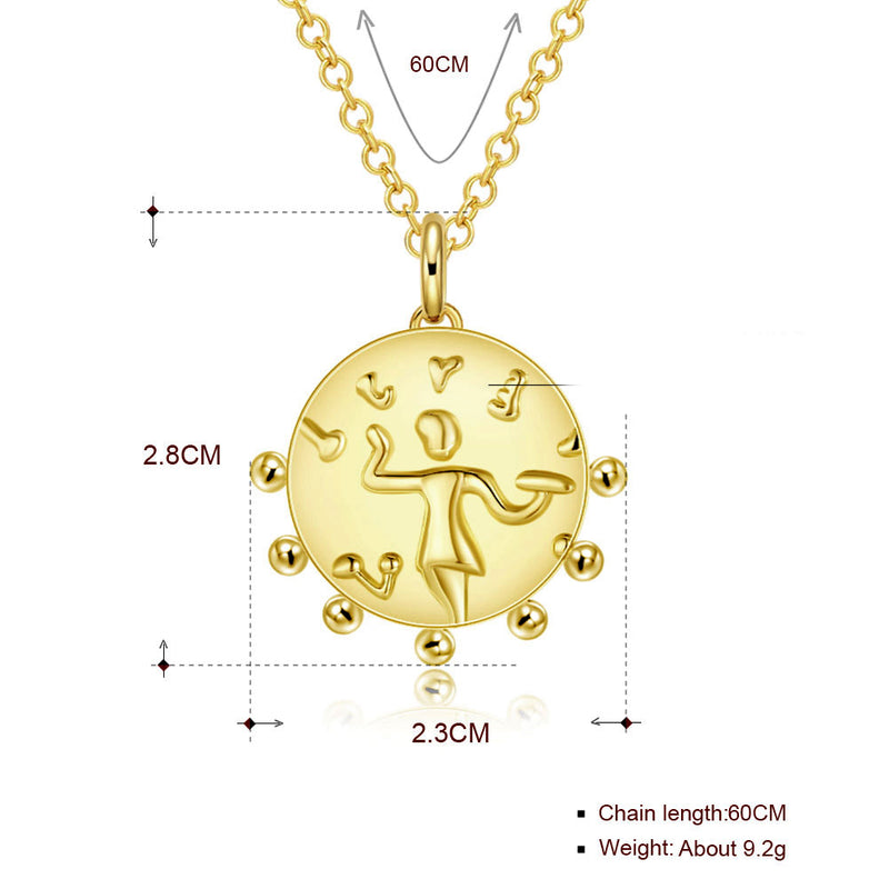 Dancer 18"-24" Adjustable Necklace in 18K Gold Plated, Necklace, Golden NYC Jewelry, Golden NYC Jewelry jewelryjewelry deals, swarovski crystal jewelry, groupon jewelry,, jewelry for mom,