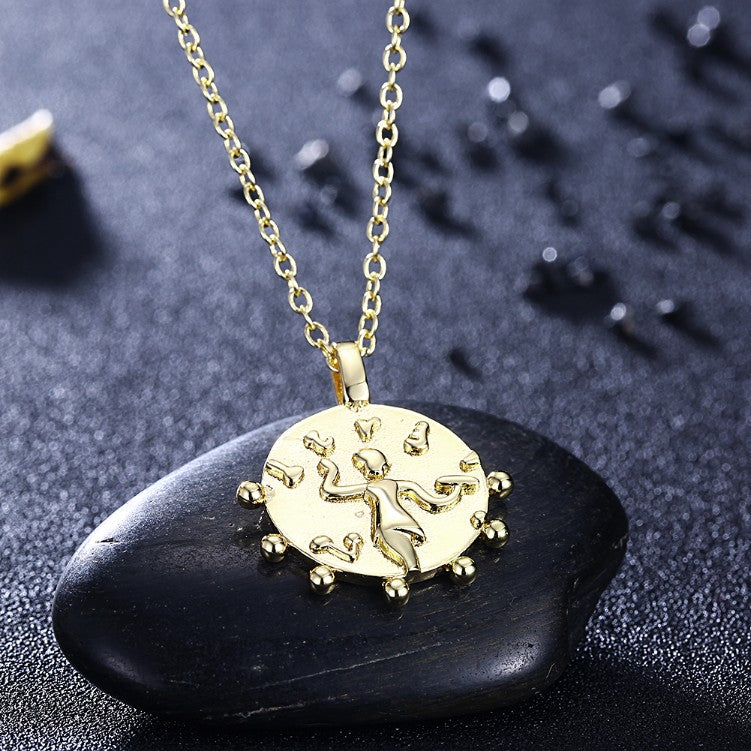 The Circle of Life Necklace in 18K Gold Plated - Golden NYC Jewelry www.goldennycjewelry.com fashion jewelry for women