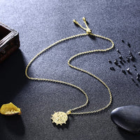 The Circle of Life Necklace in 18K Gold Plated - Golden NYC Jewelry www.goldennycjewelry.com fashion jewelry for women