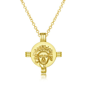 Roman Leader 18"-24" Adjustable Necklace in 18K Gold Plated