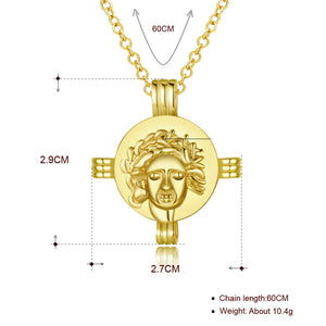 Roman Leader 18"-24" Adjustable Necklace in 18K Gold Plated