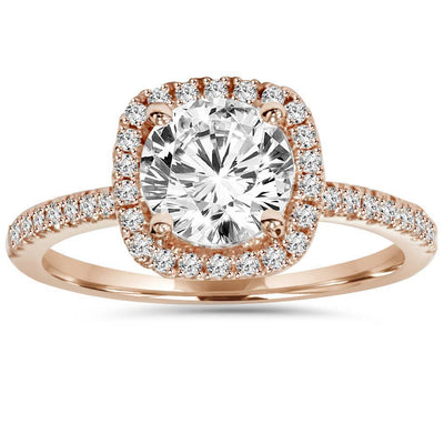 18K White Gold Plated Swarovski Crystal Halo Ring - 3 Colors Available, , Golden NYC Jewelry, Golden NYC Jewelry jewelryjewelry deals, swarovski crystal jewelry, groupon jewelry,, jewelry for mom,