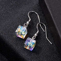 3 Piece Aurora Borilles Set With Crystals in 18K White Gold Plated