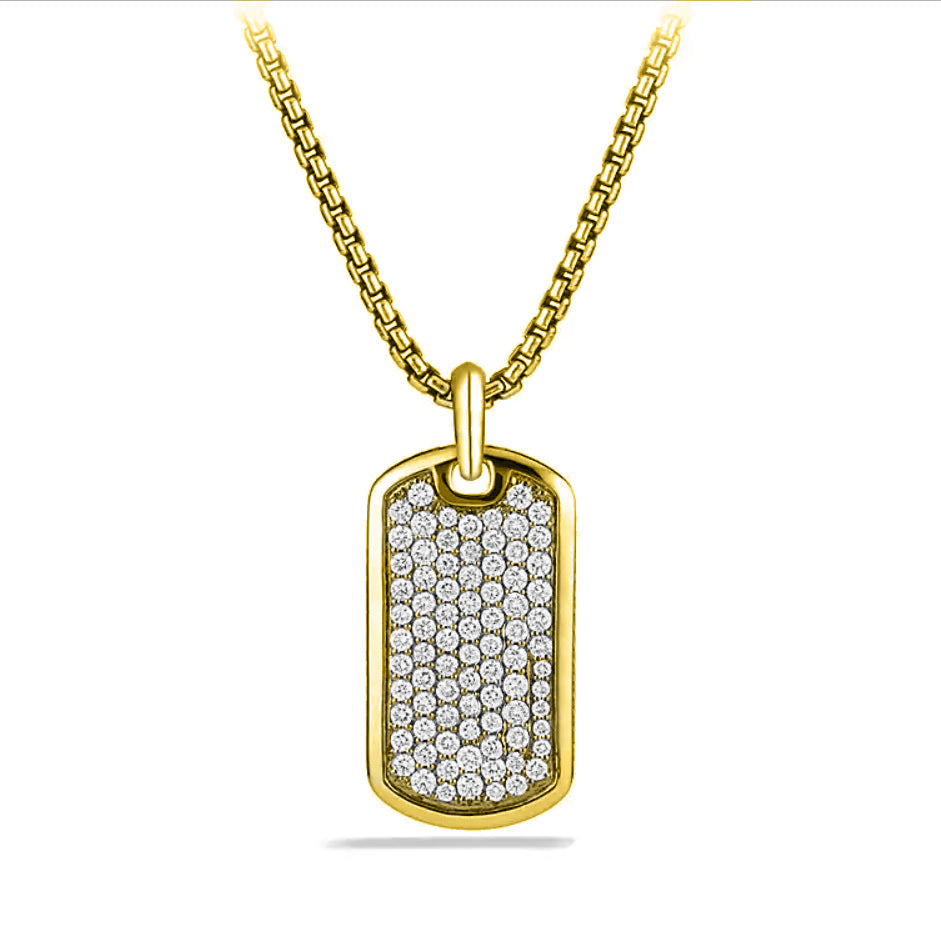 Father's Day Deal! Micro-Pave Crystal Pendant Necklace in 18K Gold- Multiple Options, , Golden NYC Jewelry, Golden NYC Jewelry jewelryjewelry deals, swarovski crystal jewelry, groupon jewelry,, jewelry for mom,