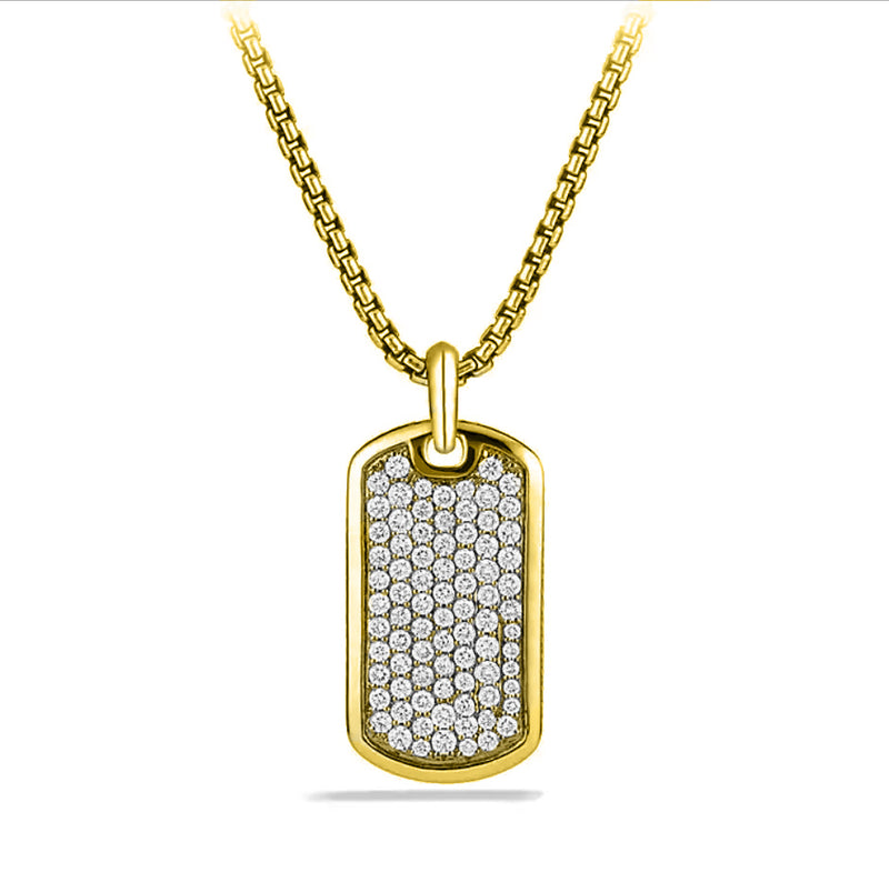 Father's Day Deal! Micro-Pave Crystal Pendant Necklace in 18K Gold- Multiple Options, , Golden NYC Jewelry, Golden NYC Jewelry jewelryjewelry deals, swarovski crystal jewelry, groupon jewelry,, jewelry for mom,