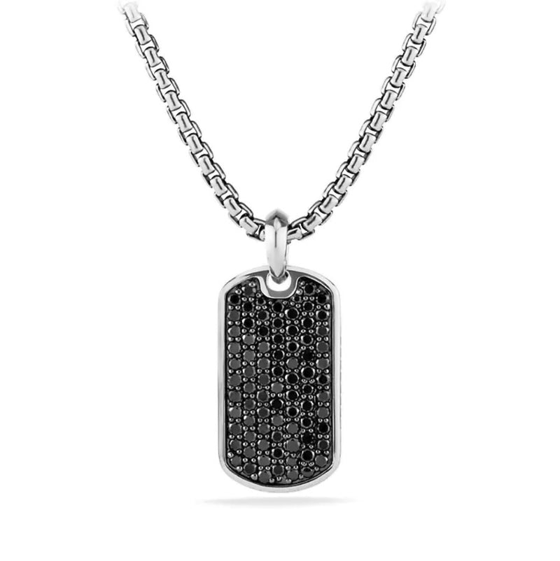 Father's Day! Stainless Steel Micro-Pave Crystal Setting Necklace - Five Options, , Golden NYC Jewelry, Golden NYC Jewelry jewelryjewelry deals, swarovski crystal jewelry, groupon jewelry,, jewelry for mom, 