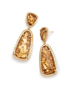 Penelope Resin Drop Earrings - Golden NYC Jewelry www.goldennycjewelry.com fashion jewelry for women