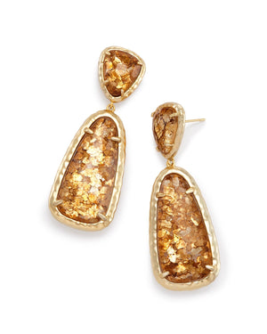 Penelope Resin Drop Earrings - Golden NYC Jewelry www.goldennycjewelry.com fashion jewelry for women