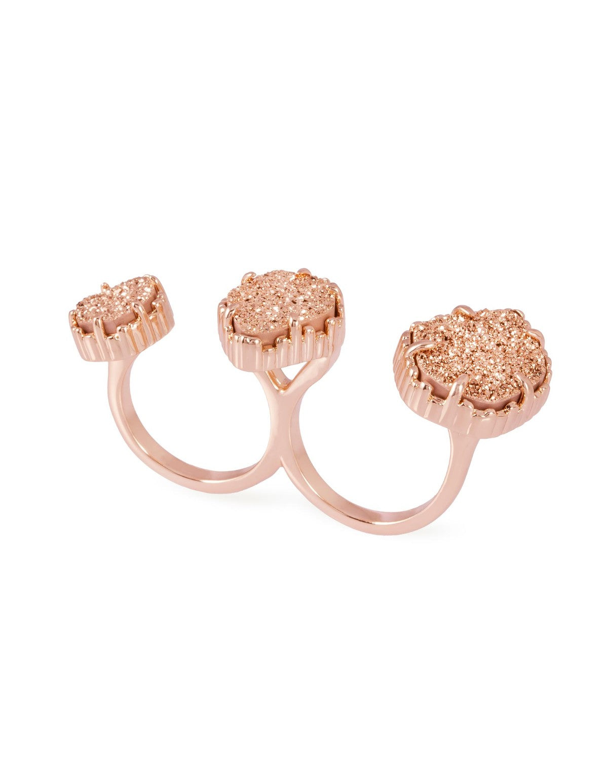 Triple Ice Statement Ring - Golden NYC Jewelry www.goldennycjewelry.com fashion jewelry for women