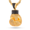 I GOT THE POWER - Pave Boxing Glove Necklace in 18K Gold Plated