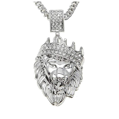 Father's Day! King of the Jungle Iced Out Pendant Necklace in 18K Gold, , Golden NYC Jewelry, Golden NYC Jewelry jewelryjewelry deals, swarovski crystal jewelry, groupon jewelry,, jewelry for mom,