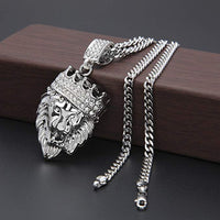 Father's Day! King of the Jungle Iced Out Pendant Necklace in 18K Gold, , Golden NYC Jewelry, Golden NYC Jewelry jewelryjewelry deals, swarovski crystal jewelry, groupon jewelry,, jewelry for mom,