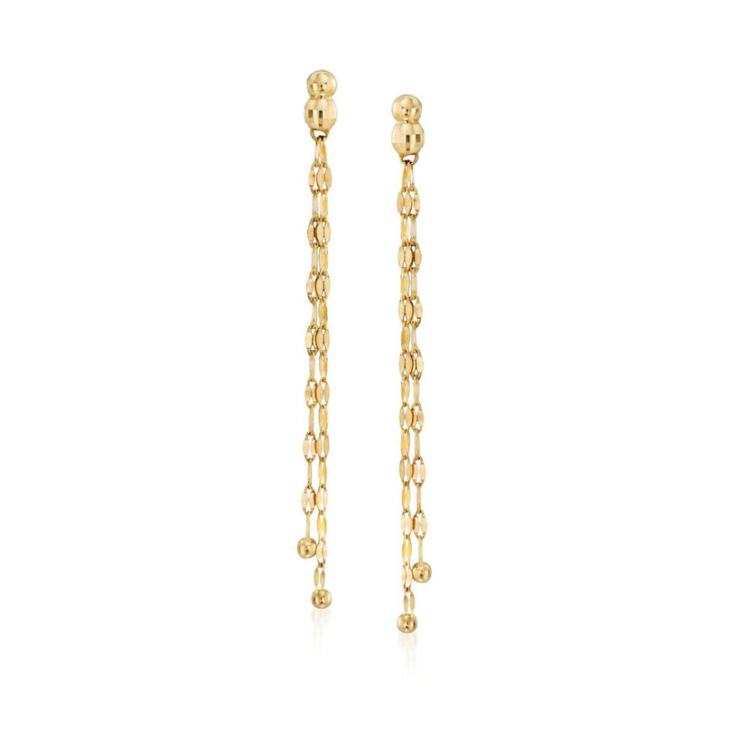 Chain Drop in 18K Gold Plated, Earring, Golden NYC Jewelry, Golden NYC Jewelry jewelryjewelry deals, swarovski crystal jewelry, groupon jewelry,, jewelry for mom,