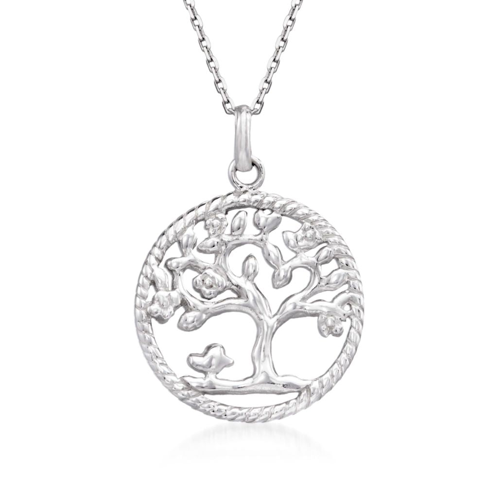 Classic Essential Tree Of Life Circular Pendant Necklace in 14K Gold Plating (Options Available), , Golden NYC Jewelry, Golden NYC Jewelry  jewelryjewelry deals, swarovski crystal jewelry, groupon jewelry,, jewelry for mom,