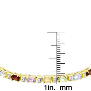 Colors of the Rainbow Bolo Adjustable 7-9" Bracelet in 18K Gold Plated, Bracelet, Golden NYC Jewelry, Golden NYC Jewelry  jewelryjewelry deals, swarovski crystal jewelry, groupon jewelry,, jewelry for mom,
