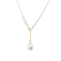 5 Piece Seashell Pearl Necklace in 18K White Gold Plated, Necklace, Golden NYC Jewelry, Golden NYC Jewelry jewelryjewelry deals, swarovski crystal jewelry, groupon jewelry,, jewelry for mom,