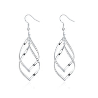 Spiral Twist Drop Earring