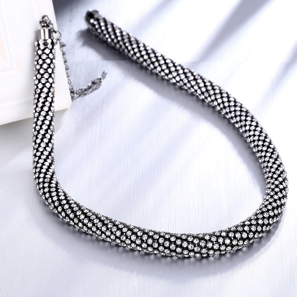 Black Gold Plated Mesh Chain, , Golden NYC Jewelry, Golden NYC Jewelry jewelryjewelry deals, swarovski crystal jewelry, groupon jewelry,, jewelry for mom, 