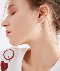 Pearl Drop Twist Drop Earring