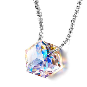 Aurora Broilles Cube Necklace