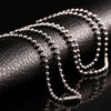 Stainless Steel Beaded Chain Necklace