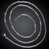 Stainless Steel 2.3mm Link Chain Necklace