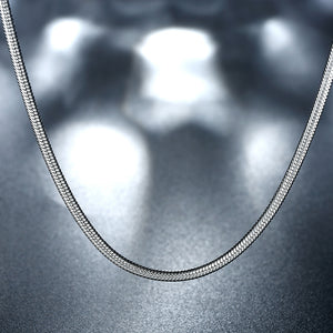 Stainless Steel Smooth Snake Chain Necklace