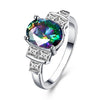 Mystic Topaz Pav'e Cocktail Ring