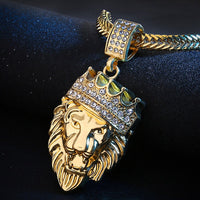 Father's Day! King of the Jungle Iced Out Pendant Necklace in 18K Gold, , Golden NYC Jewelry, Golden NYC Jewelry jewelryjewelry deals, swarovski crystal jewelry, groupon jewelry,, jewelry for mom,