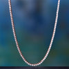 Tennis Necklace and Princess Halo Earring Set with Luxe Gift Box - 18K Rose Gold