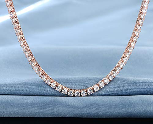 55 CTTW Swarovski Elements Tennis Necklace Set in 18K Gold (Multiple Options), , Golden NYC Jewelry, Golden NYC Jewelry jewelryjewelry deals, swarovski crystal jewelry, groupon jewelry,, jewelry for mom,