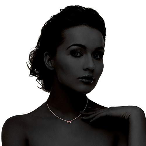 Trendy Twist Necklace 18"  - 14K Rose Gold Plated