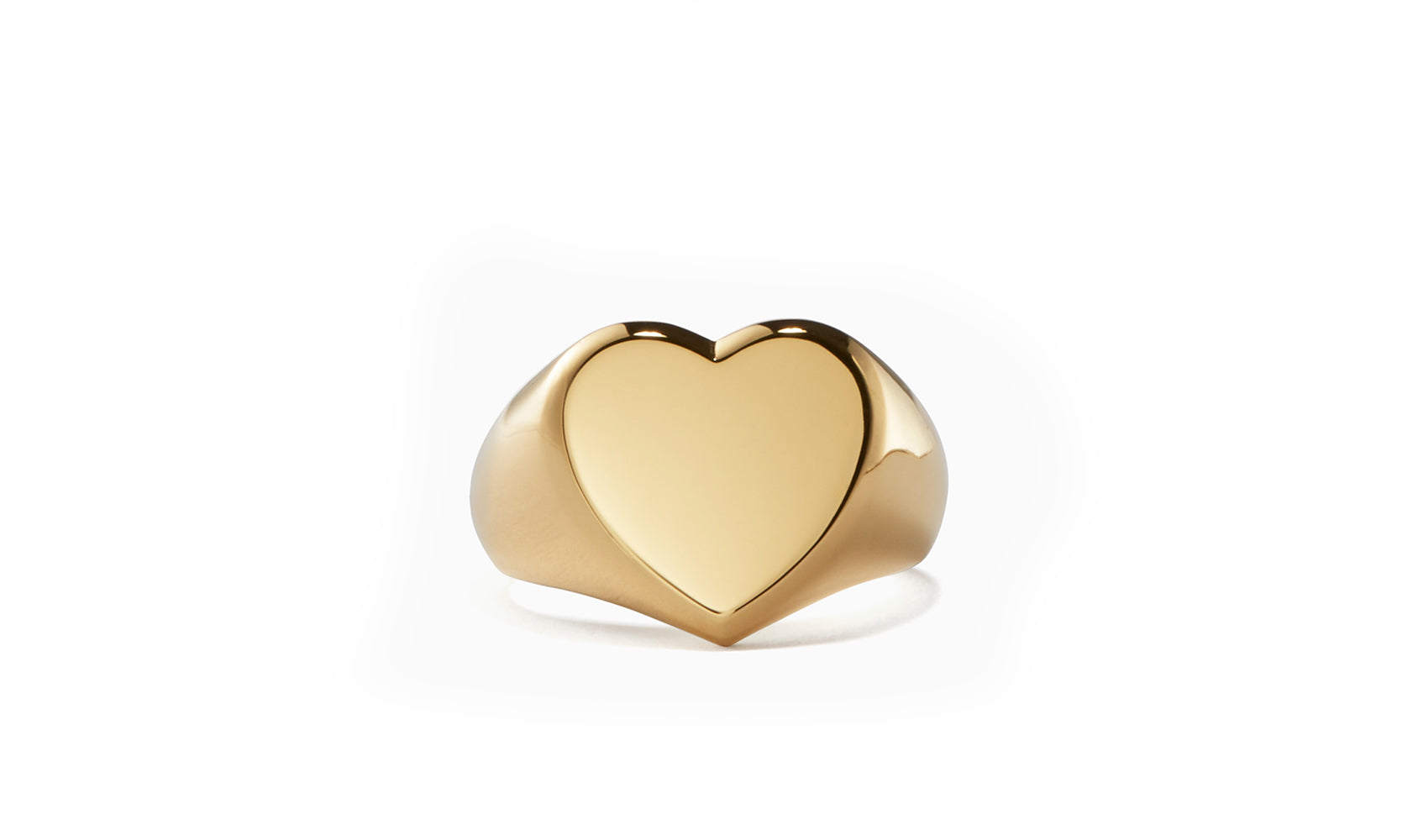 Heart Signet Ring in 18K Gold Plated, Ring, Golden NYC Jewelry, Golden NYC Jewelry jewelryjewelry deals, swarovski crystal jewelry, groupon jewelry,, jewelry for mom,