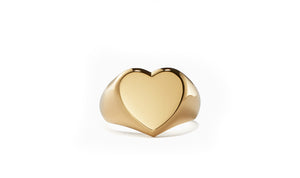 Heart Signet Ring in 18K Gold Plated, Ring, Golden NYC Jewelry, Golden NYC Jewelry  jewelryjewelry deals, swarovski crystal jewelry, groupon jewelry,, jewelry for mom,