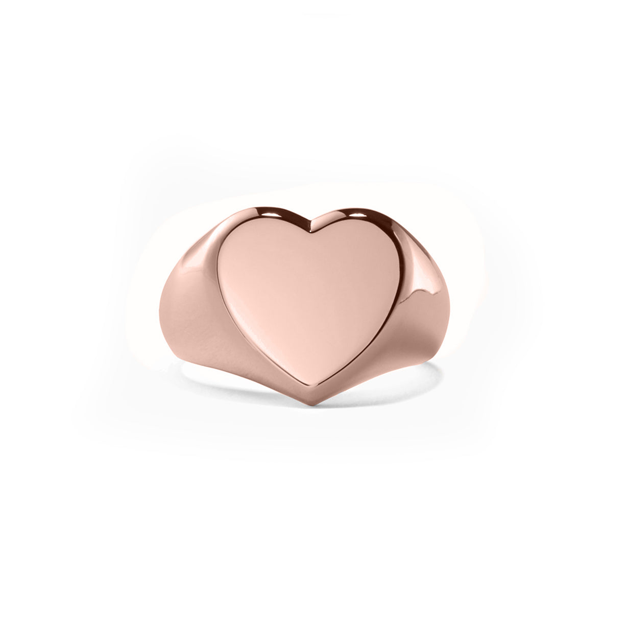 Heart Signet Ring in 18K Rose Gold Plated, Ring, Golden NYC Jewelry, Golden NYC Jewelry jewelryjewelry deals, swarovski crystal jewelry, groupon jewelry,, jewelry for mom,