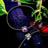 Rainbow Stone Butterfly Bracelet