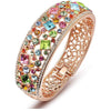 Bregenz Rainbow of Life Bangle in 18K Rose Gold Plated