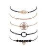 Searching For The Stars Black Marble 5 Piece Bracelet