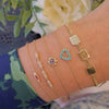 5 Piece Cute & Kitschy Pave Minimalist Bracelet Set