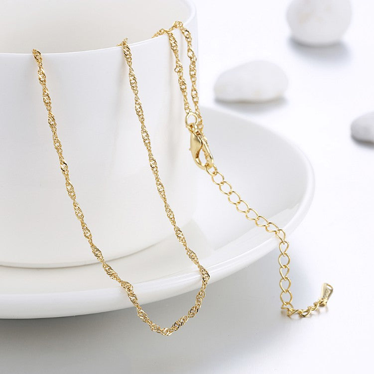 14K Gold Plated Chain Necklace, Necklaces, Golden NYC Jewelry, Golden NYC Jewelry  jewelryjewelry deals, swarovski crystal jewelry, groupon jewelry,, jewelry for mom,