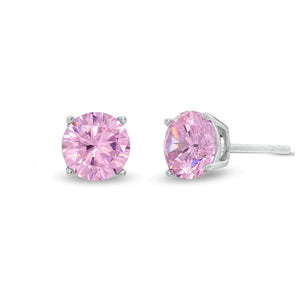 Swarovski Elements Princess Cut- Silver Plating Stud Princess Earrings- Options Available