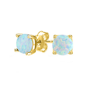 1.55 CTTW Oceanic Opal Classic Studs in 18K Gold Plating (Multiple Options), , Golden NYC Jewelry, Golden NYC Jewelry  jewelryjewelry deals, swarovski crystal jewelry, groupon jewelry,, jewelry for mom,