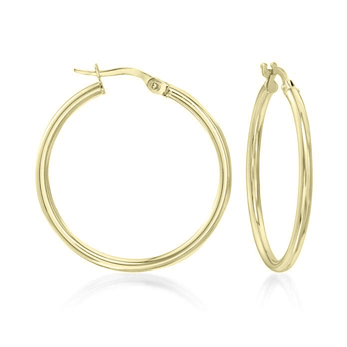 1.5" Classic Round Hoop Earringin 18K Gold Plated, Earring, Golden NYC Jewelry, Golden NYC Jewelry jewelryjewelry deals, swarovski crystal jewelry, groupon jewelry,, jewelry for mom,