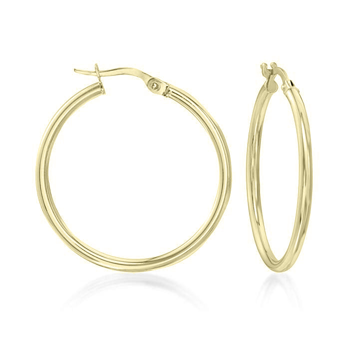 1.5" Classic Round Hoop Earringin 18K Gold Plated, Earring, Golden NYC Jewelry, Golden NYC Jewelry  jewelryjewelry deals, swarovski crystal jewelry, groupon jewelry,, jewelry for mom,